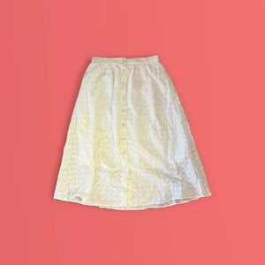 White Magnolia skirt, comes down to mid calf, size M